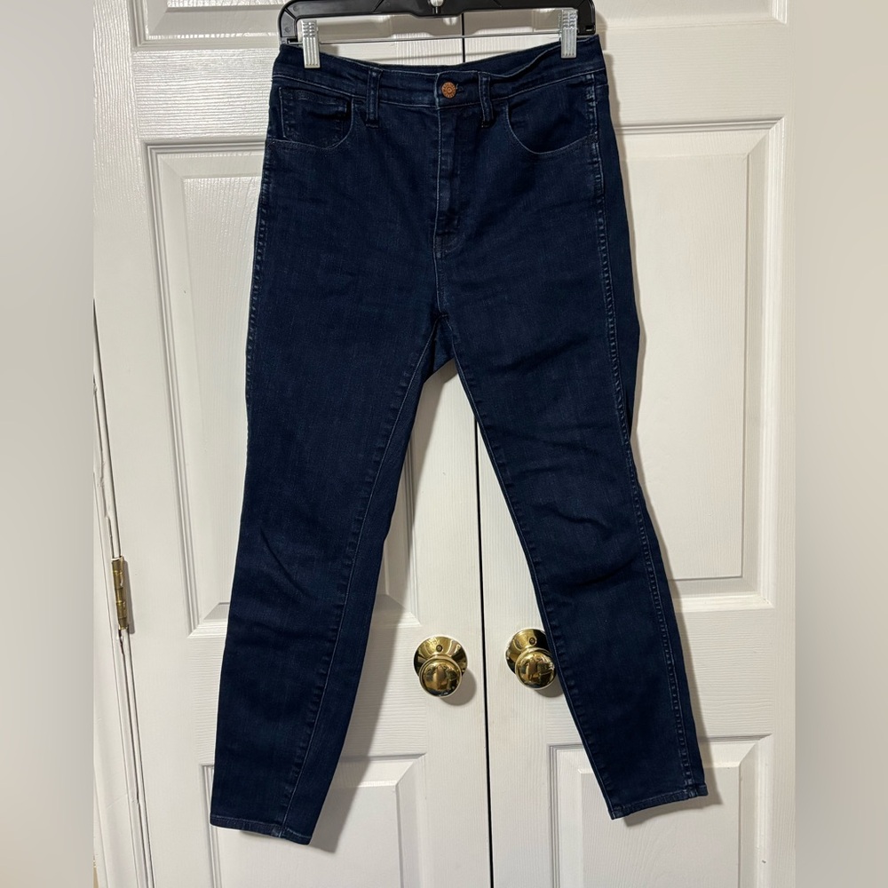 Madewell 9” High Riser Skinny Skinny Jeans Dark Wash Size 29